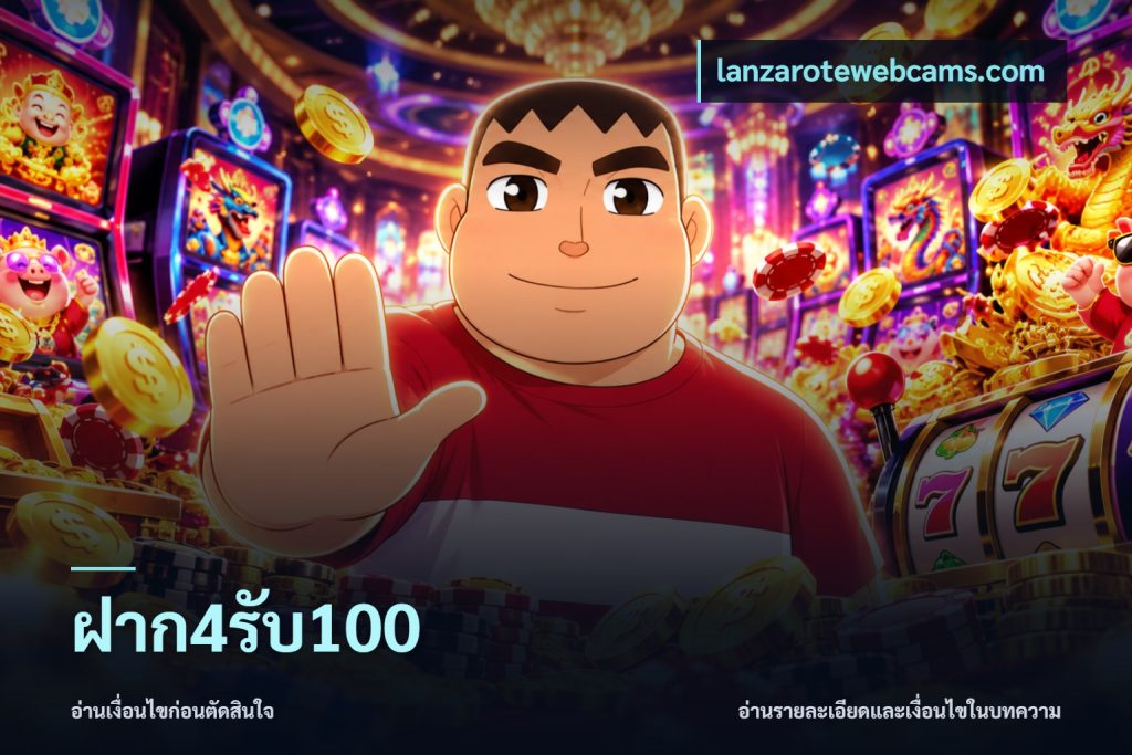 ฝาก4รับ100