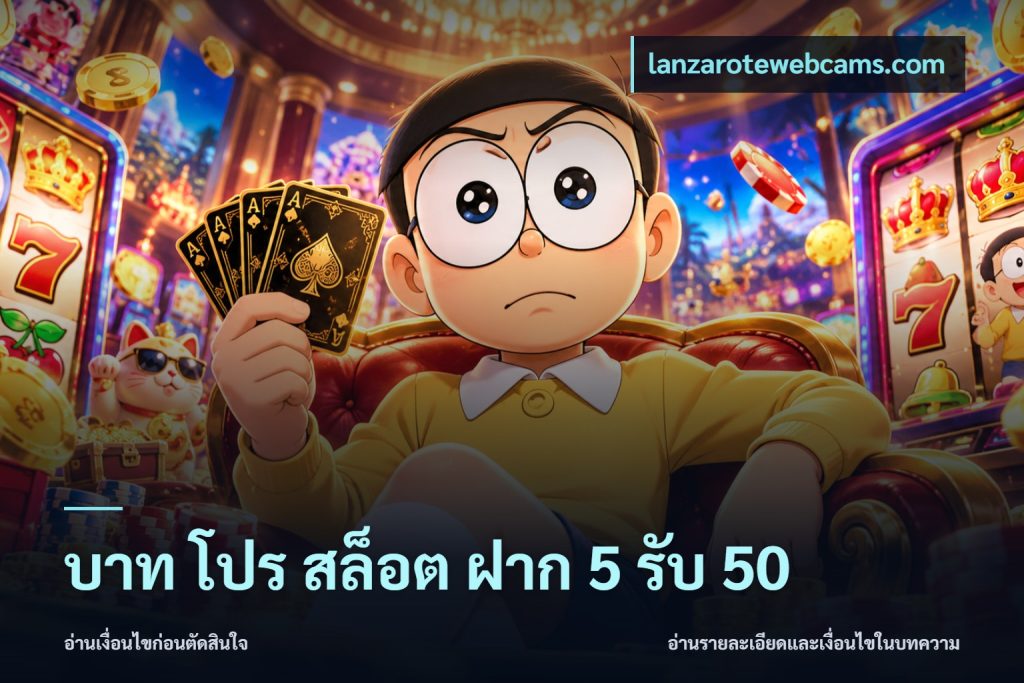 บาท โปร สล็อต ฝาก 5 รับ 50